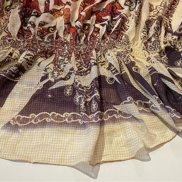 Lane Bryant Kimono Style Sheer Overlay Blouse/ Swimsuit Cover Up Women's Size 22 - Picture 7 of 11